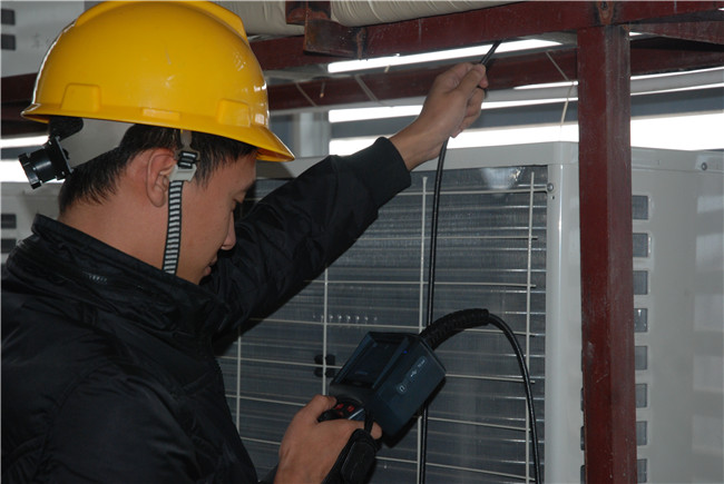 HIE系列便携式工业内窥镜在空调管道检测方面同样可大显身手