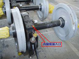 工业内窥镜用于齿轮箱检测